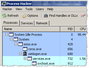 Process Hacker as an Alternative to Process Explorer and ...