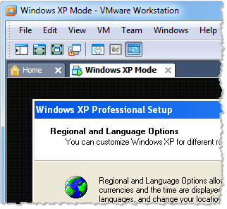 vmware windows xp