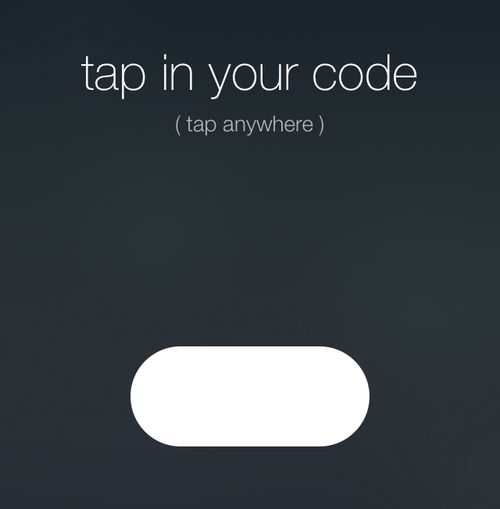 MorseStyle Tap Codes for Mobile Authentication